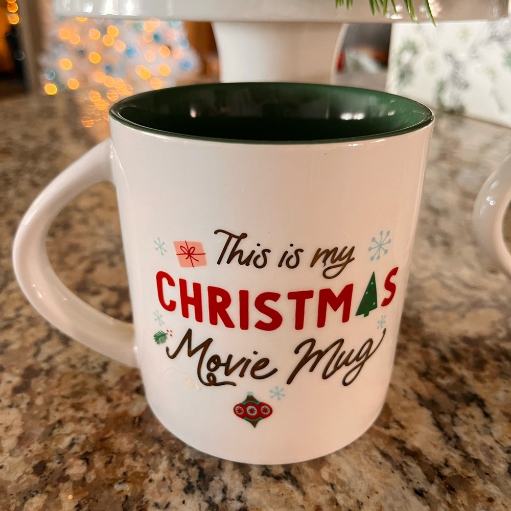 Target Wondershop Christmas Mug PAIR Holiday Coffee Mugs Hot Cocoa Cups